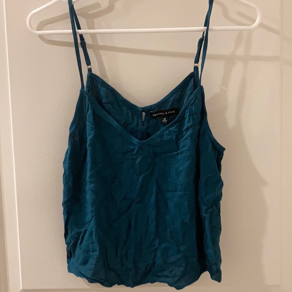 Open back crop tank